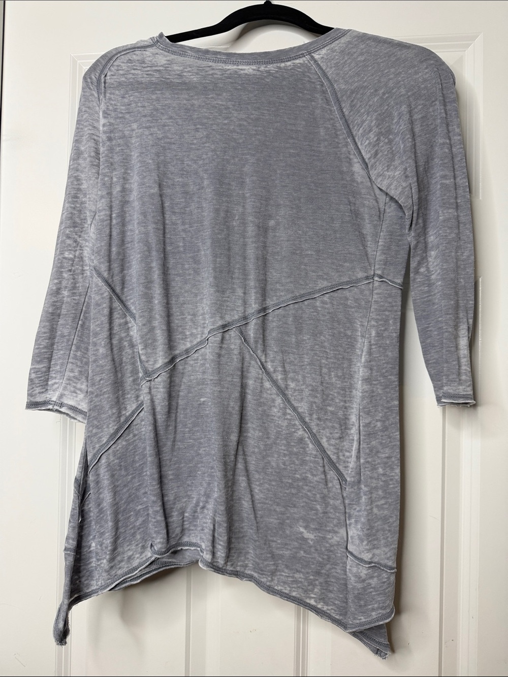 Calvin Klein Performance Heather Gray Long Sleeve Tunic